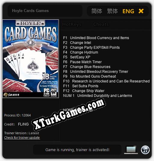 Hoyle Cards Games: Trainer’ı (V1.0.36)