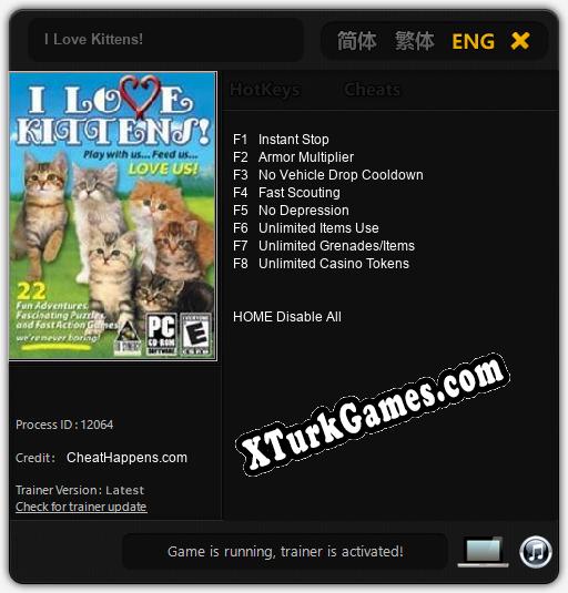 I Love Kittens!: Trainer’ı (V1.0.68)