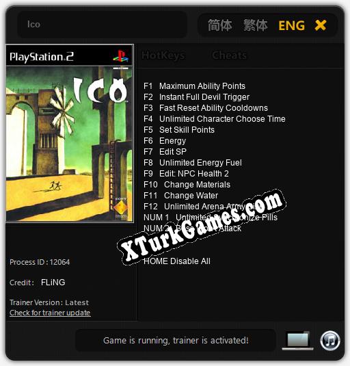 Ico: Trainer +14 [v1.5]