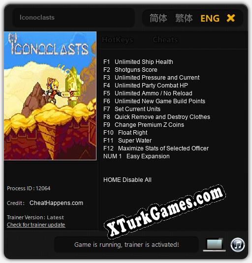 Iconoclasts: Trainer +13 [v1.6]