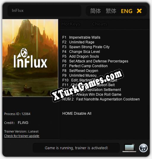 InFlux: Trainer +14 [v1.1]