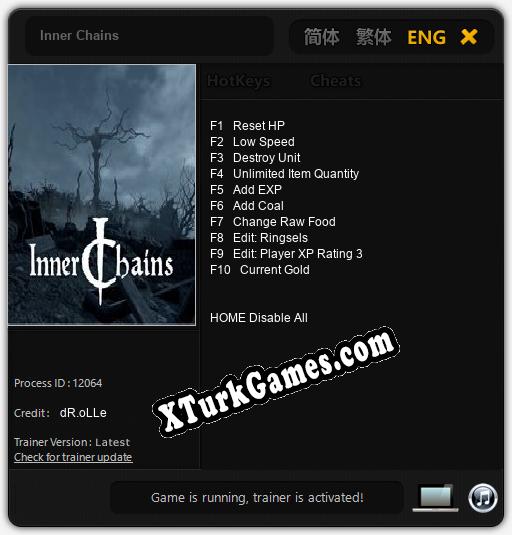 Inner Chains: Trainer +10 [v1.4]