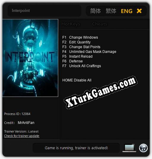 Interpoint: Trainer’ı (V1.0.67)