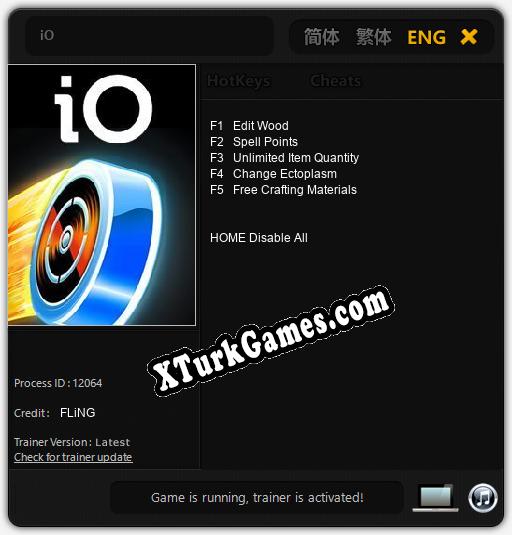 iO: Trainer +5 [v1.5]
