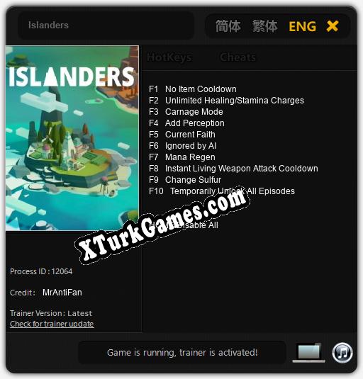 Islanders: Trainer’ı (V1.0.45)