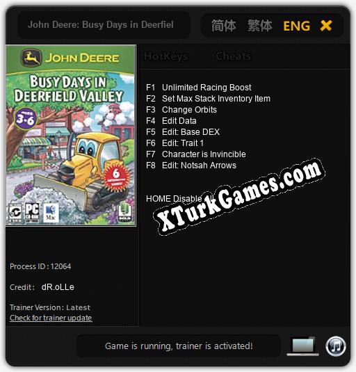 John Deere: Busy Days in Deerfield: Trainer +8 [v1.9]