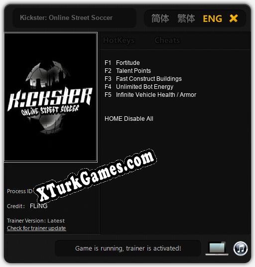 Kickster: Online Street Soccer: Trainer’ı (V1.0.11)