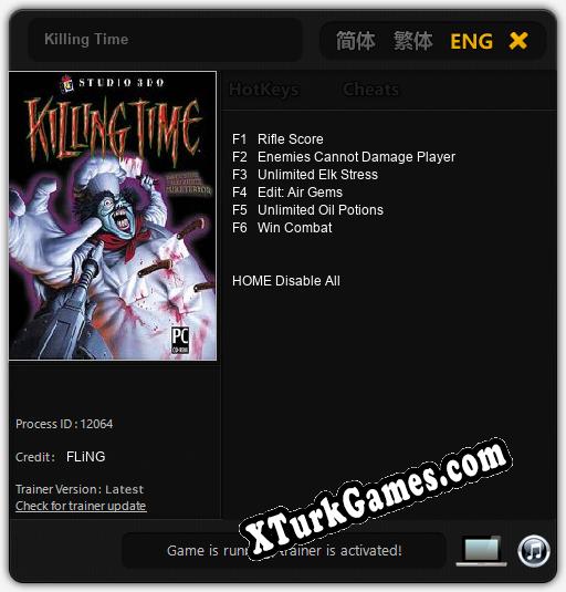 Killing Time: Trainer +6 [v1.2]