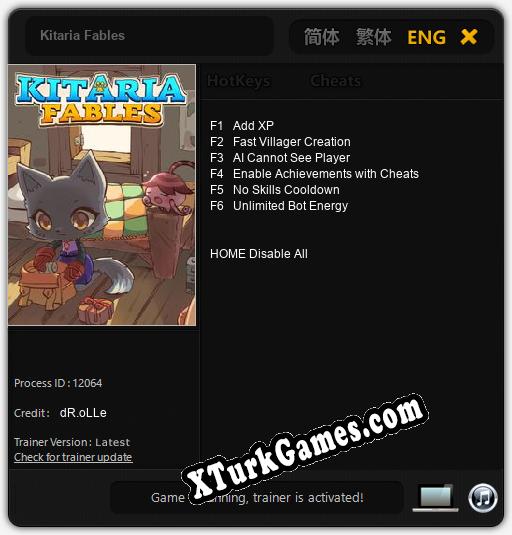 Kitaria Fables: Trainer +6 [v1.2]