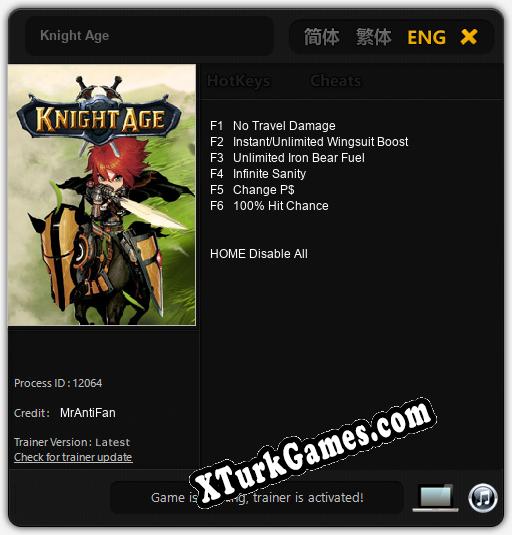 Knight Age: Trainer +6 [v1.5]