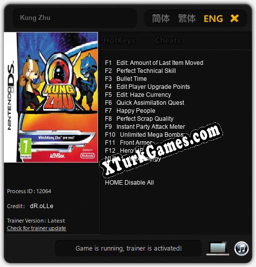 Kung Zhu: Trainer +13 [v1.9]