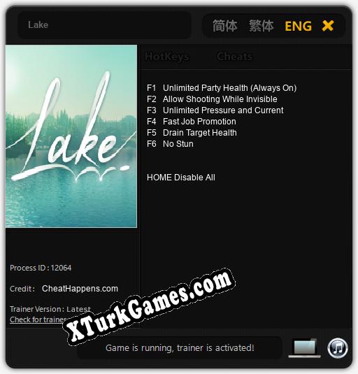 Lake: Cheats, Trainer +6 [CheatHappens.com]
