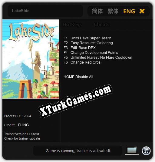 İçin Trainer’ı Çıktı LakeSide [v1.0.5]