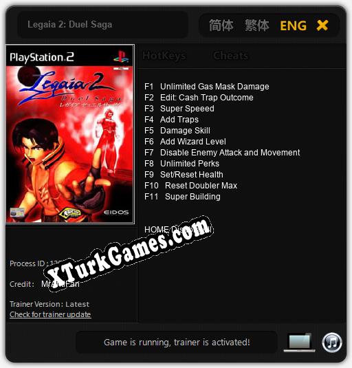 Legaia 2: Duel Saga: Trainer +11 [v1.5]