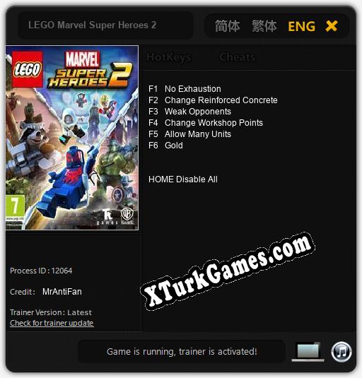 LEGO Marvel Super Heroes 2: Trainer +6 [v1.5]
