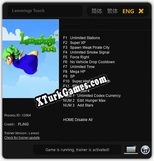 Lemmings Touch: Cheats, Trainer +15 [FLiNG]