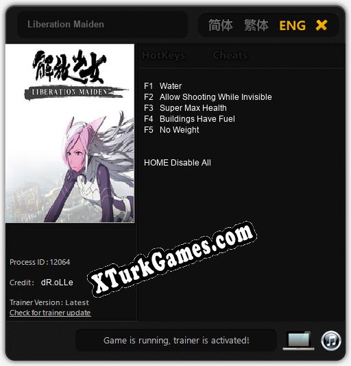 Liberation Maiden: Trainer’ı (V1.0.81)