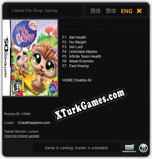 Littlest Pet Shop: Spring: Cheats, Trainer +7 [CheatHappens.com]