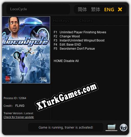 LocoCycle: Trainer’ı (V1.0.42)