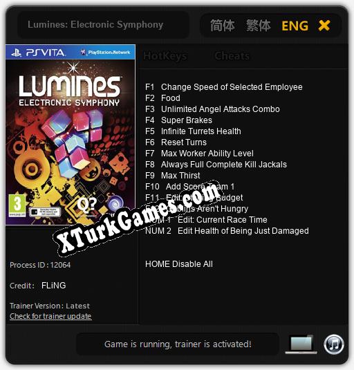 Lumines: Electronic Symphony: Trainer’ı (V1.0.14)