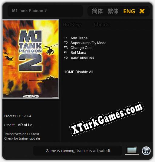 M1 Tank Platoon 2: Trainer +5 [v1.5]