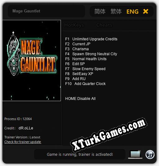 Mage Gauntlet: Trainer +10 [v1.5]