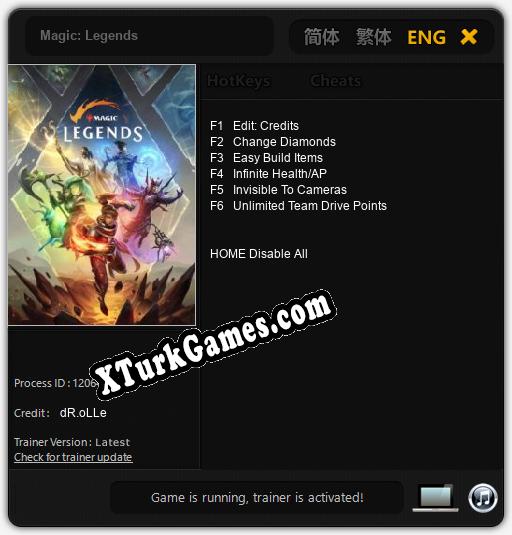 Magic: Legends: Trainer +6 [v1.6]