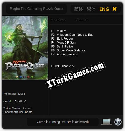 Magic: The Gathering Puzzle Quest: Trainer +7 [v1.5]