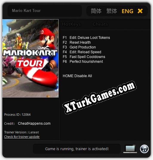 Mario Kart Tour: Trainer’ı (V1.0.6)