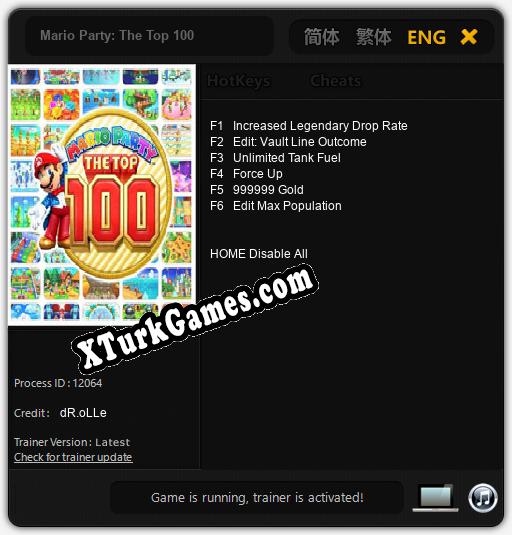 Mario Party: The Top 100: Trainer’ı (V1.0.87)