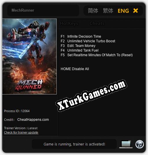 MechRunner: Trainer +5 [v1.7]