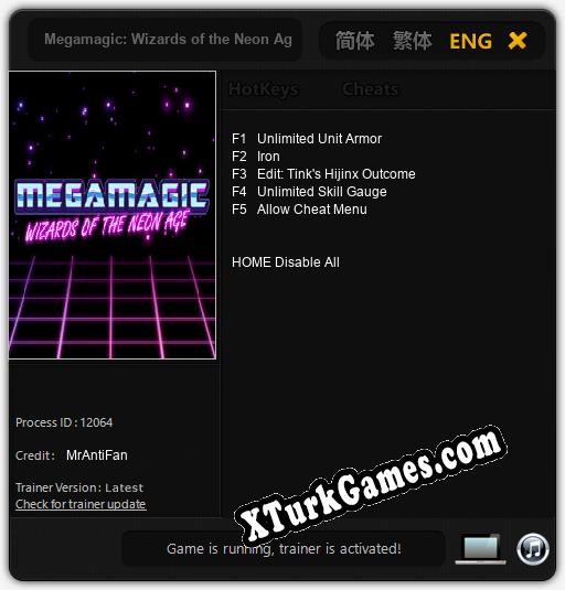 Megamagic: Wizards of the Neon Age: Cheats, Trainer +5 [MrAntiFan]