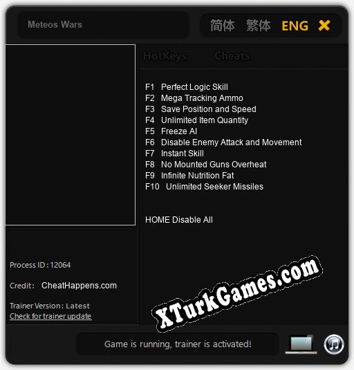 Meteos Wars: Trainer +10 [v1.3]