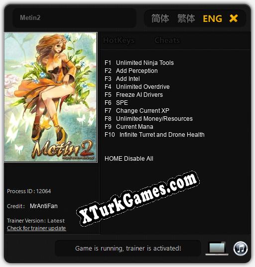 Metin2: Cheats, Trainer +10 [MrAntiFan]