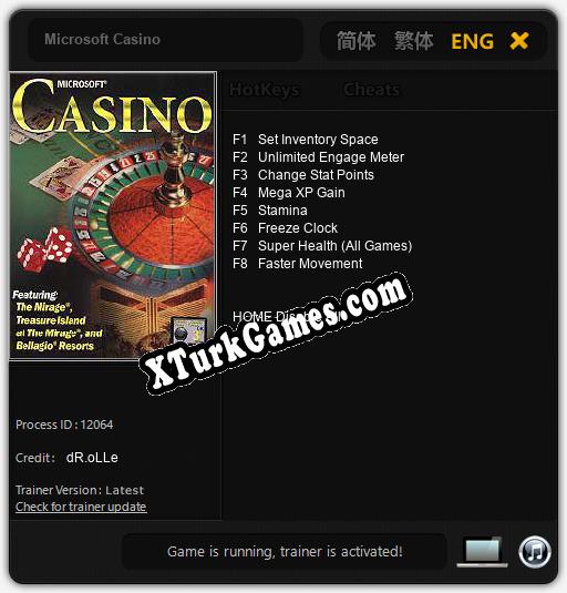 Microsoft Casino: Cheats, Trainer +8 [dR.oLLe]
