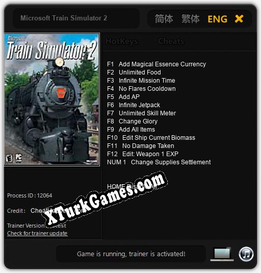 Microsoft Train Simulator 2: Cheats, Trainer +13 [CheatHappens.com]