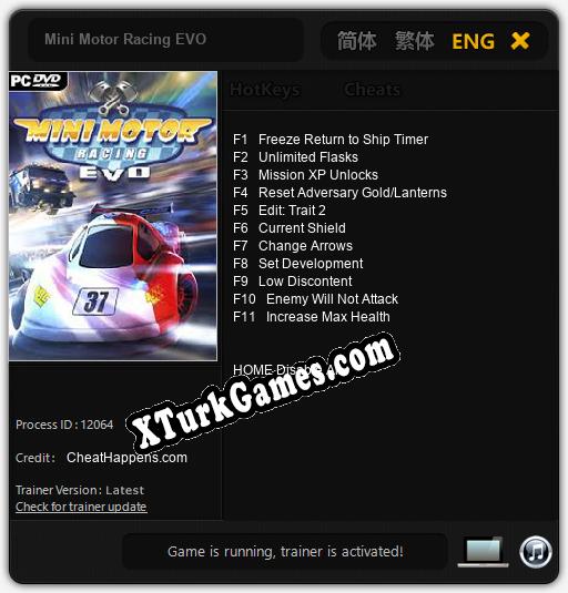 Mini Motor Racing EVO: Trainer’ı (V1.0.93)