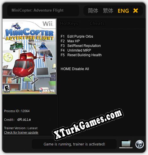 MiniCopter: Adventure Flight: Trainer +5 [v1.1]