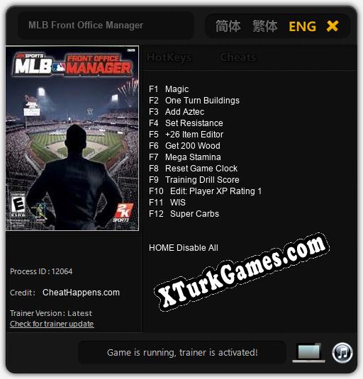 MLB Front Office Manager: Trainer’ı (V1.0.26)