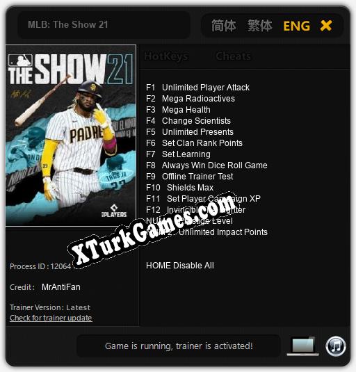 İçin Trainer’ı Çıktı MLB: The Show 21 [v1.0.5]