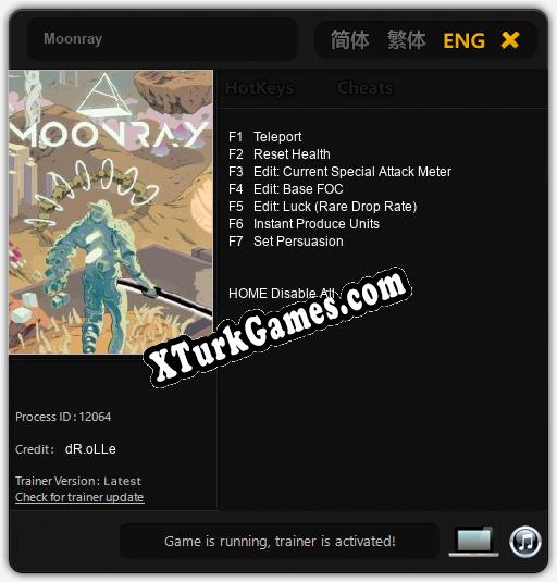Moonray: Cheats, Trainer +7 [dR.oLLe]