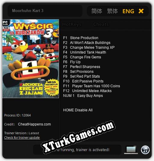 Moorhuhn Kart 3: Cheats, Trainer +13 [CheatHappens.com]