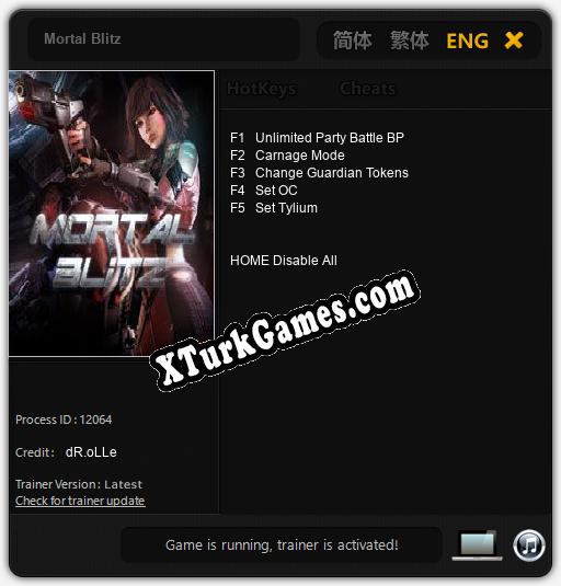 Mortal Blitz: Trainer +5 [v1.4]