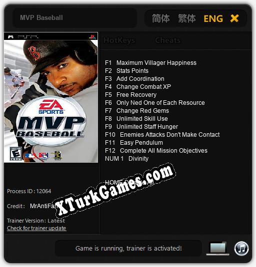MVP Baseball: Trainer’ı (V1.0.94)