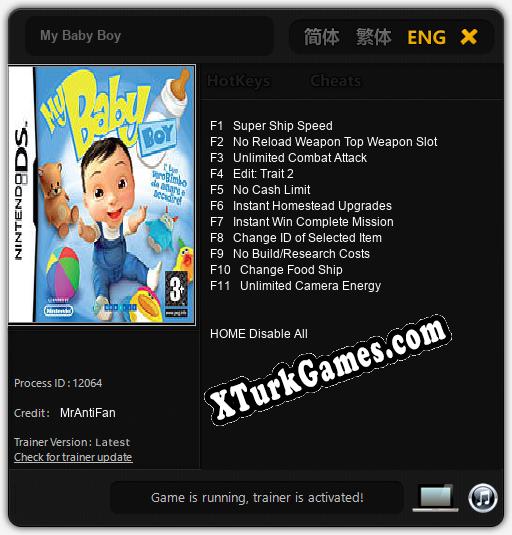 My Baby Boy: Trainer’ı (V1.0.13)