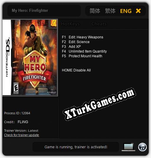 My Hero: Firefighter: Trainer’ı (V1.0.24)