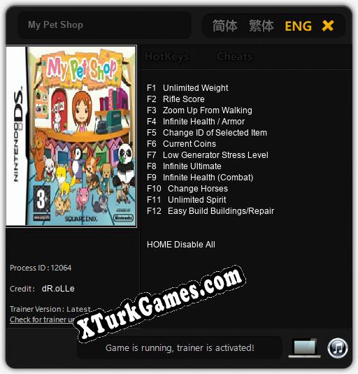 My Pet Shop: Trainer +12 [v1.6]