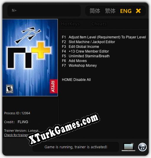 N+: Trainer’ı (V1.0.24)