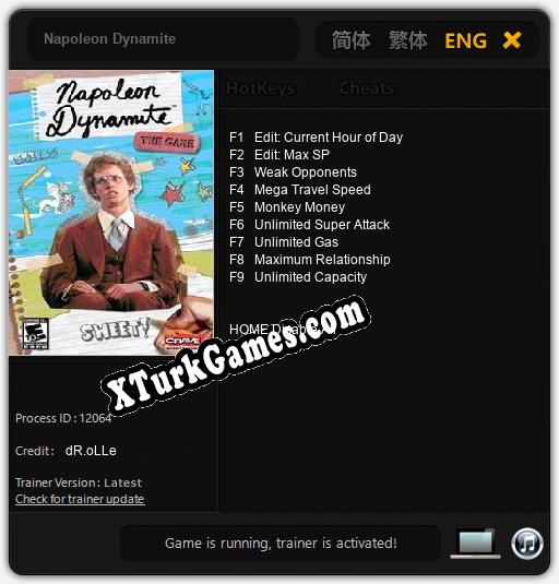 Napoleon Dynamite: Trainer +9 [v1.6]