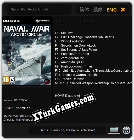 Naval War Arctic Circle: Cheats, Trainer +13 [MrAntiFan]